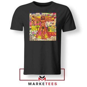 Art Bitcoin Vitruvian Man Meme T-Shirt