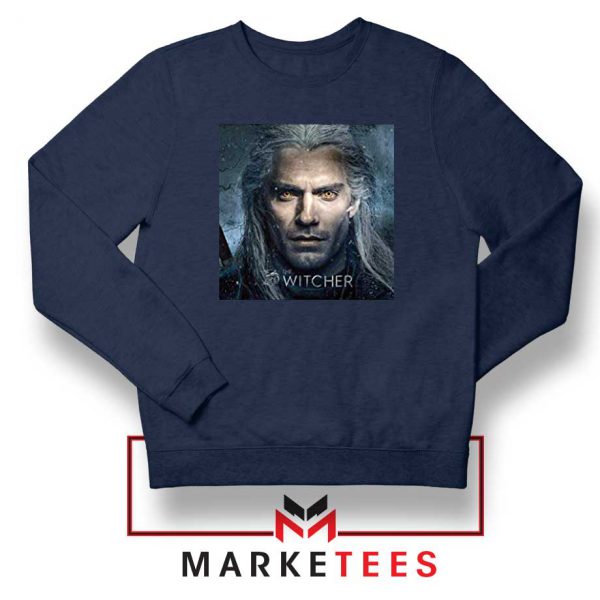 Actor Henry Cavill NAvy Sweatshirt