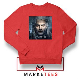 Actor Henry Cavill Red Sweatshirt