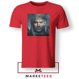 Actor Henry Cavill Red Tshirt