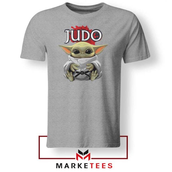 Baby Yoda Judo Grey Tshirt