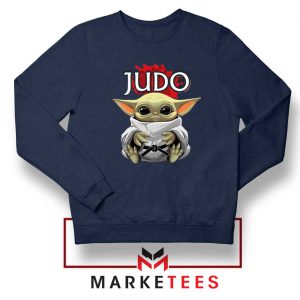 Baby Yoda Judo Navy Sweater