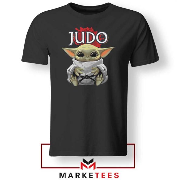 Baby Yoda Judo Black Tshirt