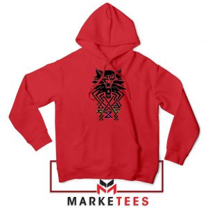 Bear School Witcher Red Hoodie