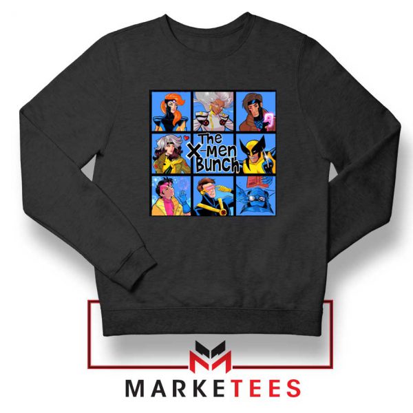 Bunch X Men Black Sweatshirt