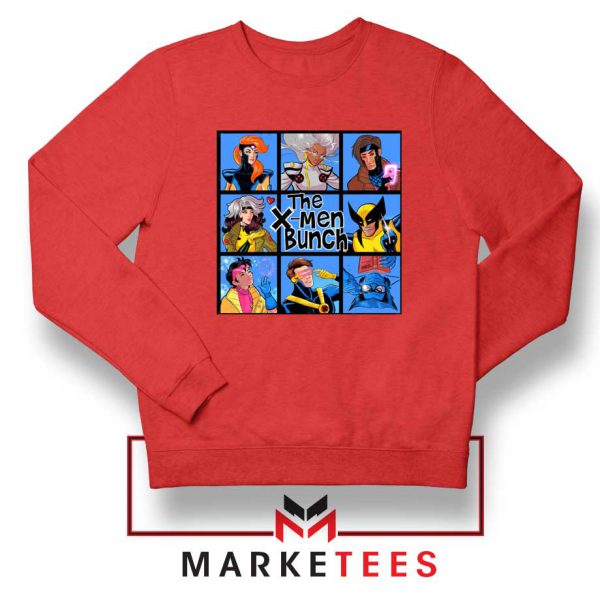 Bunch X Men Red Sweatshirt