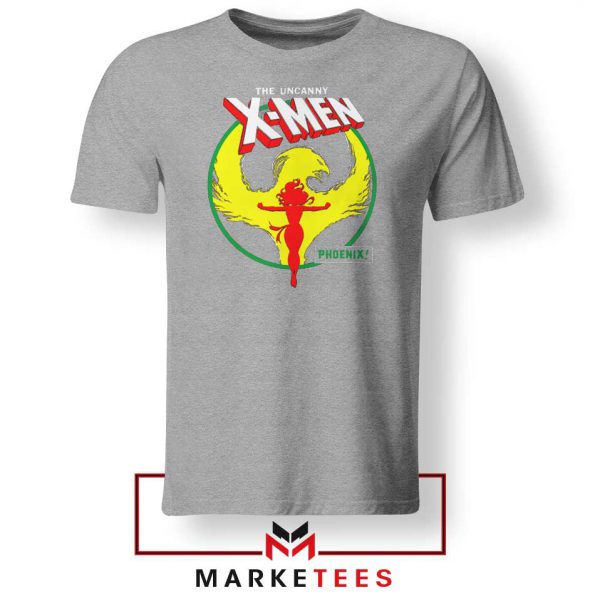 Circle Dark Phoenix Grey Tshirt