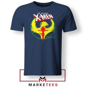 Circle Dark Phoenix NAvy Tshirt