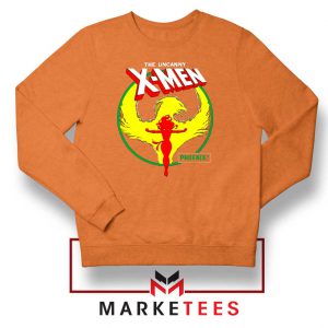 Circle Dark Phoenix Orange Sweater