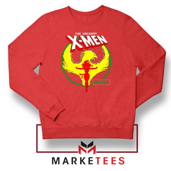 Circle Dark Phoenix Red Sweater