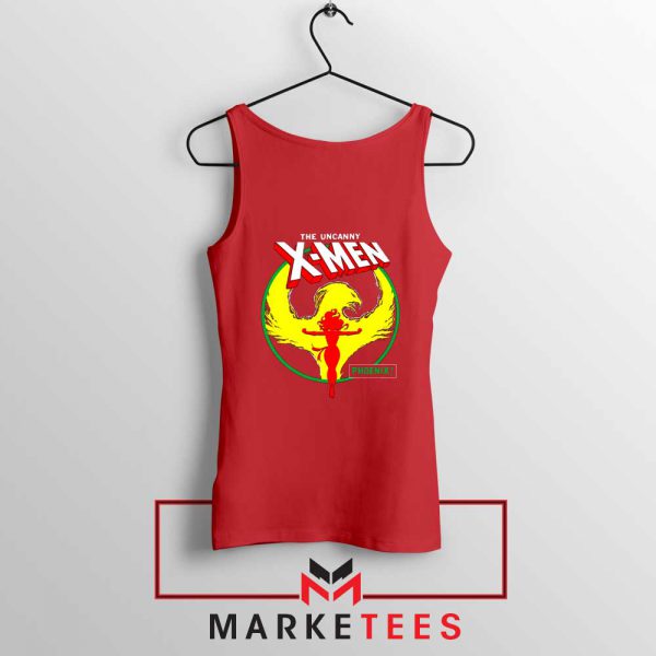 Circle Dark Phoenix Red Tank Top