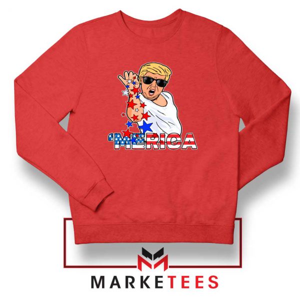 Donald Trump Parody Salt Bae Red Sweater