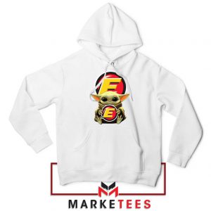 Estes Express Lines The Child White Hoodie