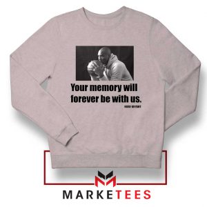 Forever Be With Us Kobe Bryant Grey Sweater