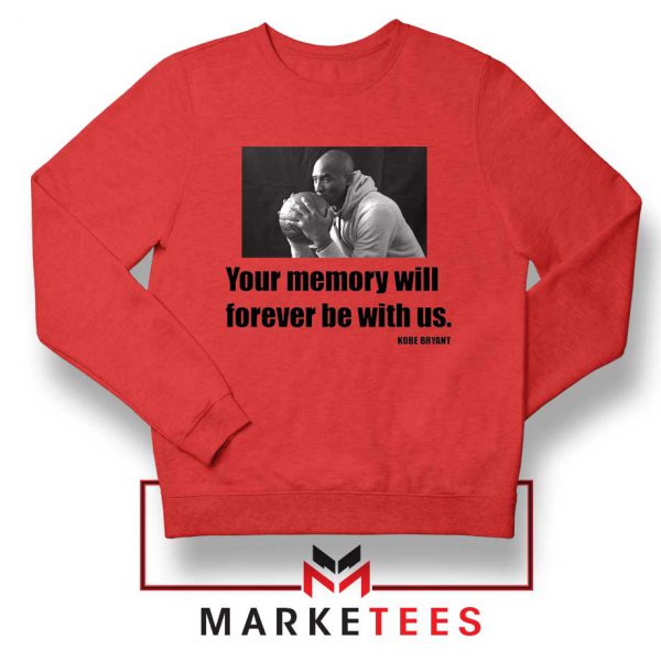 Forever Be With Us Kobe Bryant Red Sweater