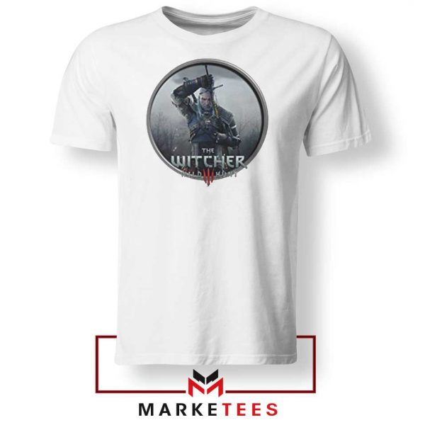 Geralt The Witcher 3 Wild Hunt White Tee Shirt