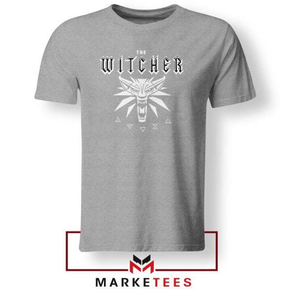 Geralt Toss A Coin Grey Tee Shirt