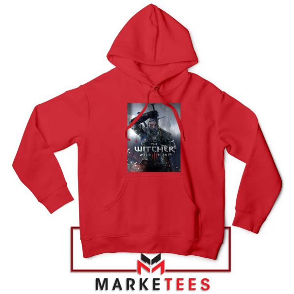 Geralt Witcher Wild Hunt Red Hoodie