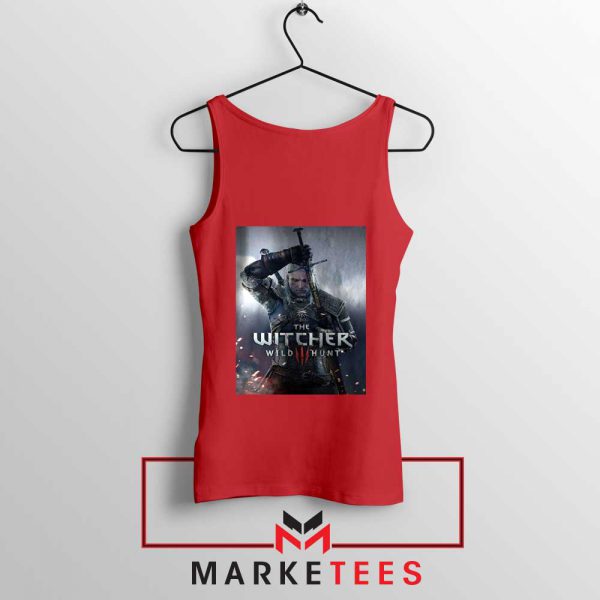 Geralt Witcher Wild Hunt Red Tank Top