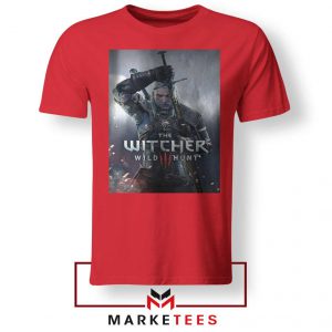 Geralt Witcher Wild Hunt Red Tshirt