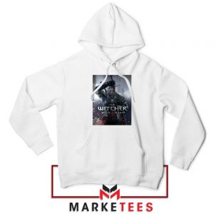 Geralt Witcher Wild Hunt White Hoodie