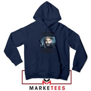 Geralt of Rivia Saying Navy Hoodie