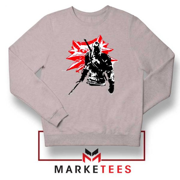 Geralt of Rivia Witcher 3 Grey Sweatshirt