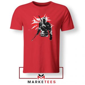 Geralt of Rivia Witcher 3 Red Tshirt