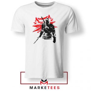 Geralt of Rivia Witcher 3 White Tshirt