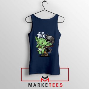 Its So Tiny The Child Navy Blue Tank Top