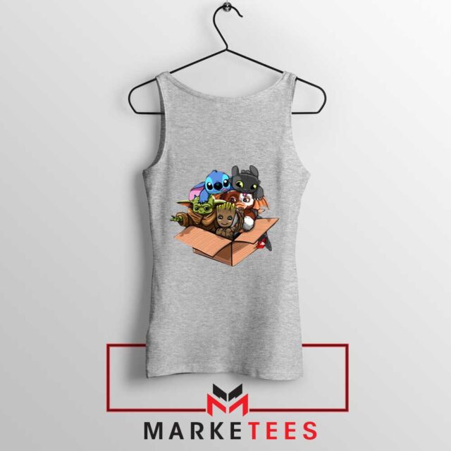 Kawaii Team The Child Tank Top Disney S-2XL
