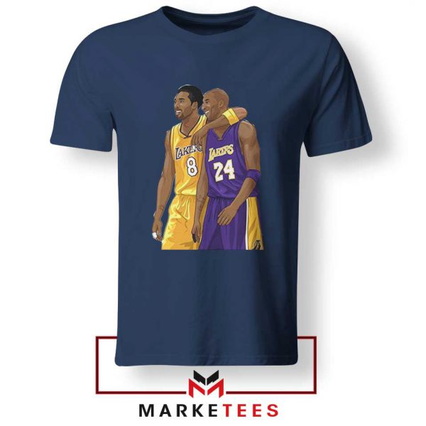 Los Angeles Lakers Tribute Kobe Navy Tshirts