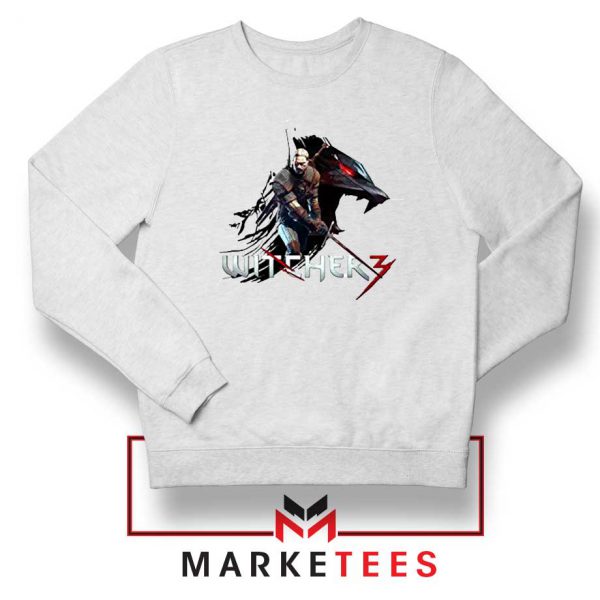 Mount Get The Witcher White Sweatshirt