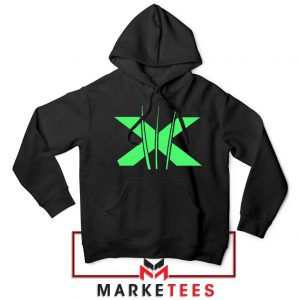 Neon X Men Claw Black Hoodie