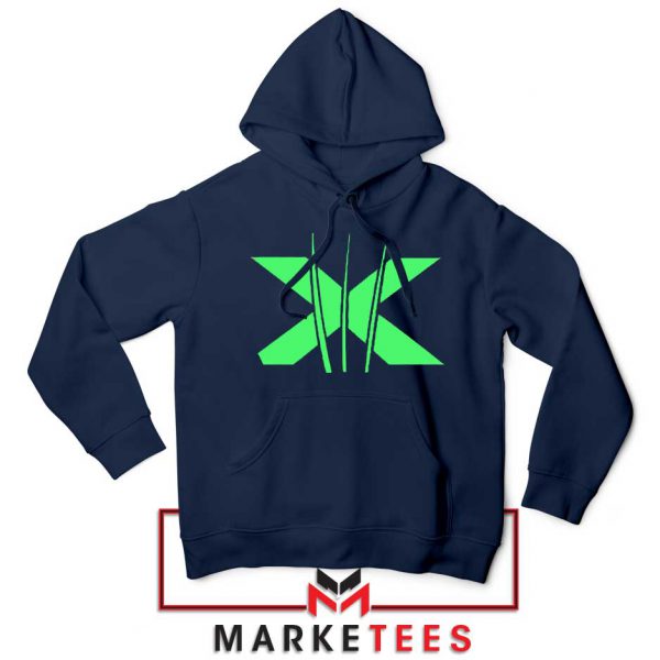 Neon X Men Claw Navy Hoodie