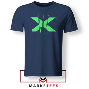 Neon X Men Claw Navy Tee Shirt