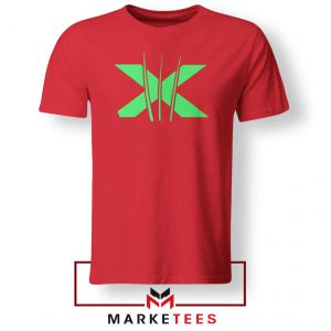 Neon X Men Claw Red Tee Shirt