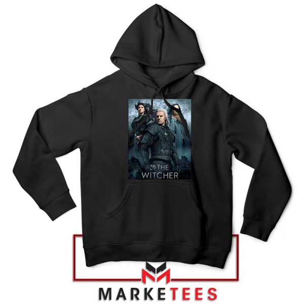 Netflix The Witcher Series Black Hoodie