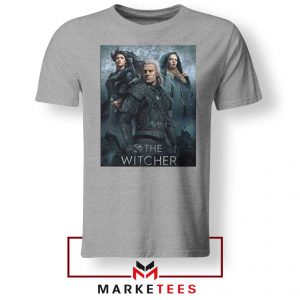 Netflix The Witcher Series Grey Tshirt