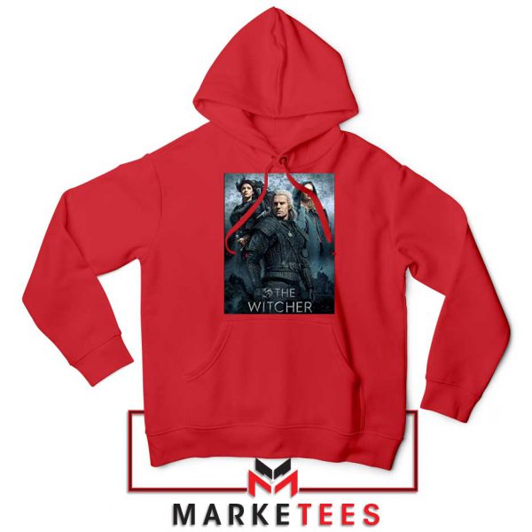 Netflix The Witcher Series Red Hoodie