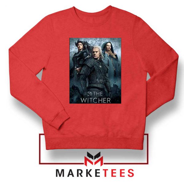 Netflix The Witcher Series Red Sweatshirt