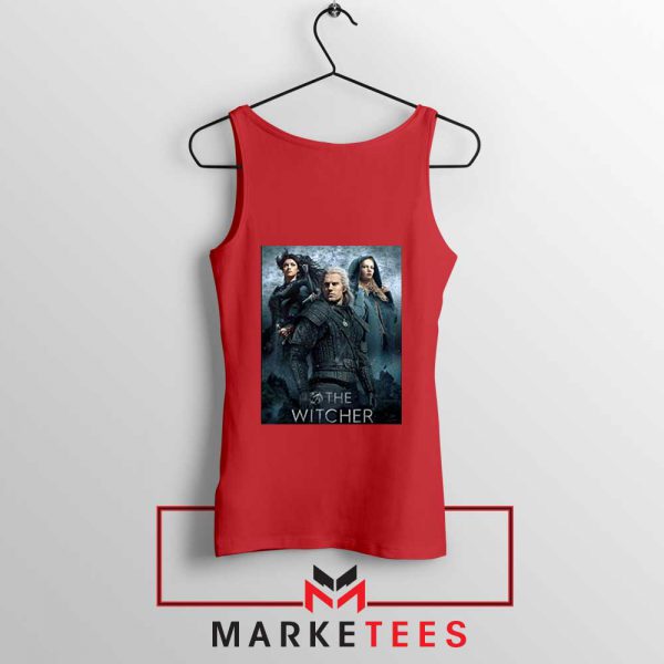 Netflix The Witcher Series Red Tank Top