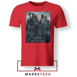Netflix The Witcher Series Red Tshirt