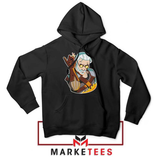 Parody Geralt Witcher Black Hoodie