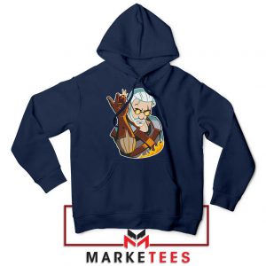 Parody Geralt Witcher Navy Hoodie