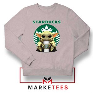 The Child Hug Starbucks Coffee Grey Sweater
