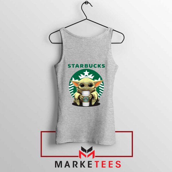 The Child Hug Starbucks Coffee Grey Tank Top