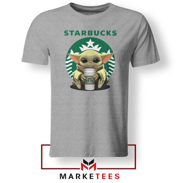 The Child Hug Starbucks Coffee Grey Tshirt