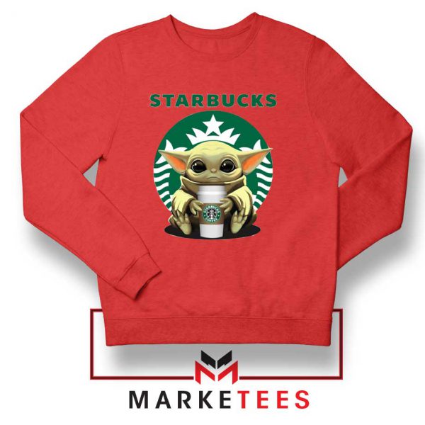 The Child Hug Starbucks Coffee Red Sweater