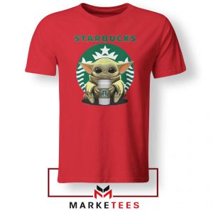 The Child Hug Starbucks Coffee Red Tshirt